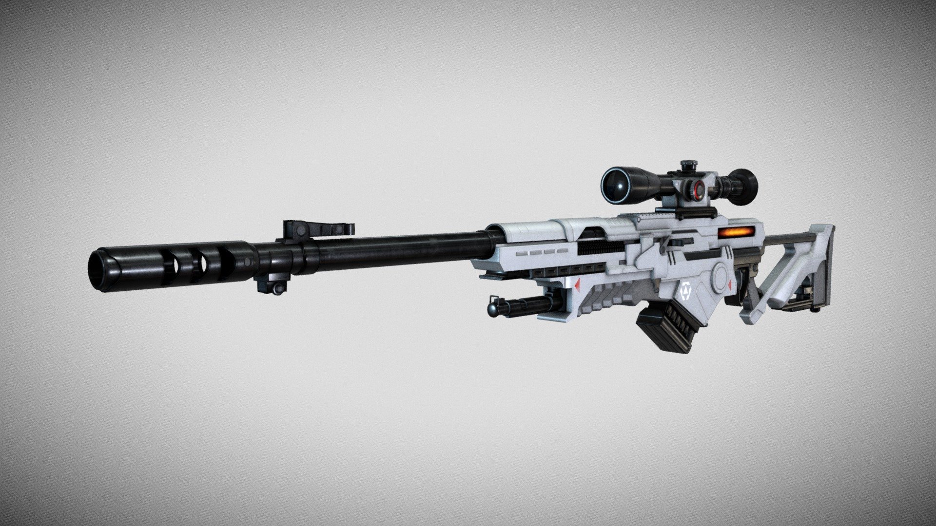 Game-Ready PBR low-poly model of a sci-fi rifle. All materials and textures are included. The textures of the model are applied with UV Unwrap. Normal map was baked from a high poly model. Including 3dsmax and Blender, OBJ and FBX.

12462 polygons
25850 triangles
13985 vertices

Maps:

rifle_BaseColor, rifle_Diffuse, rifle_Glossiness, rifle_Metallic, rifle_Normal, rifle_Roughness, rifle_Specular (4096x4096) - Sci Fi Rifle - Buy Royalty Free 3D model by alpenwolf (@alpen) 3d model