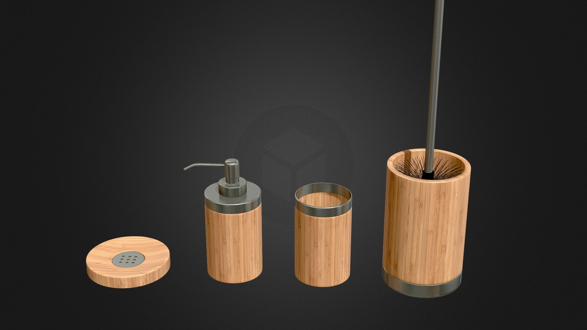 bathroom accesories - Download Free 3D model by gorzi (@gorzi90) 3d model
