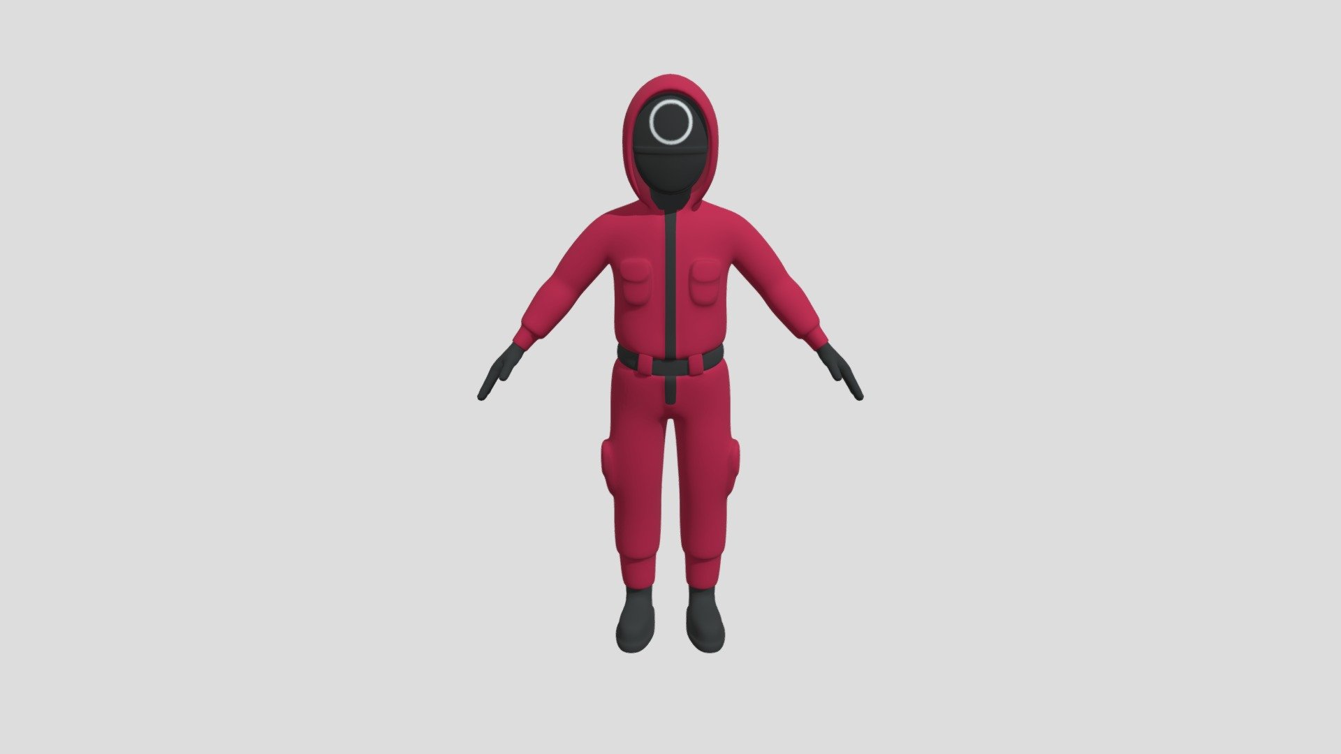 Red Soldier FROM SQUID GAME - Download Free 3D model by 2ad700ss 3d model