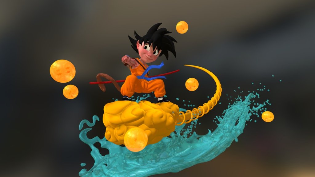 Hope you like it! :) - Young Goku - 3D model by Ximo! (@ximou22) 3d model
