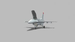 F-16 | Fully Rigged aircraft, fighter-jet, f-16, animation, rigged