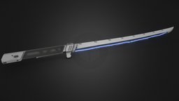 Arc blade melee, sword-weapon, sci-fi-weapon, sci-fi, futuristic