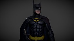 Batman 1989 bathroom, batman, bat, superhero, dc, murcielago