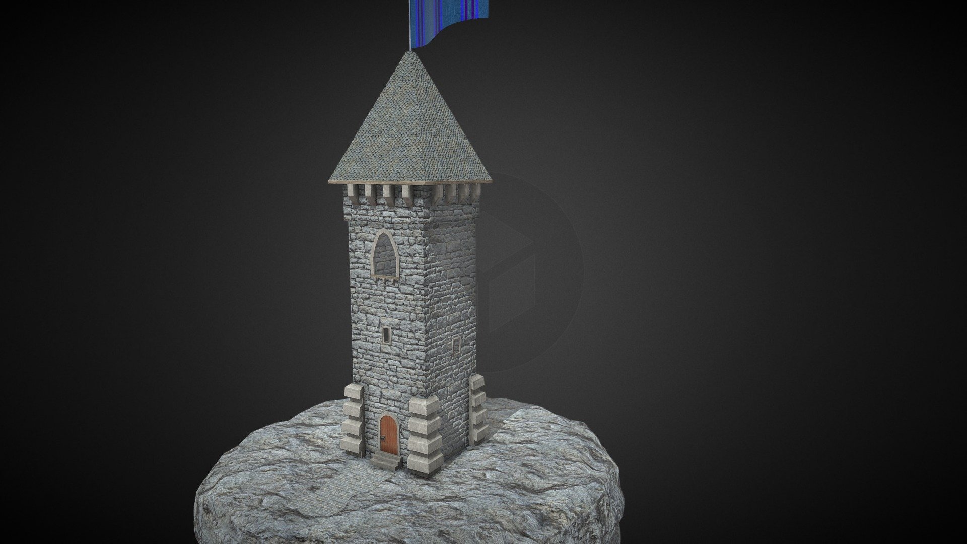 Thing-A-Week 2018 - #5 Tower - Tower - 3D model by zmage 3d model
