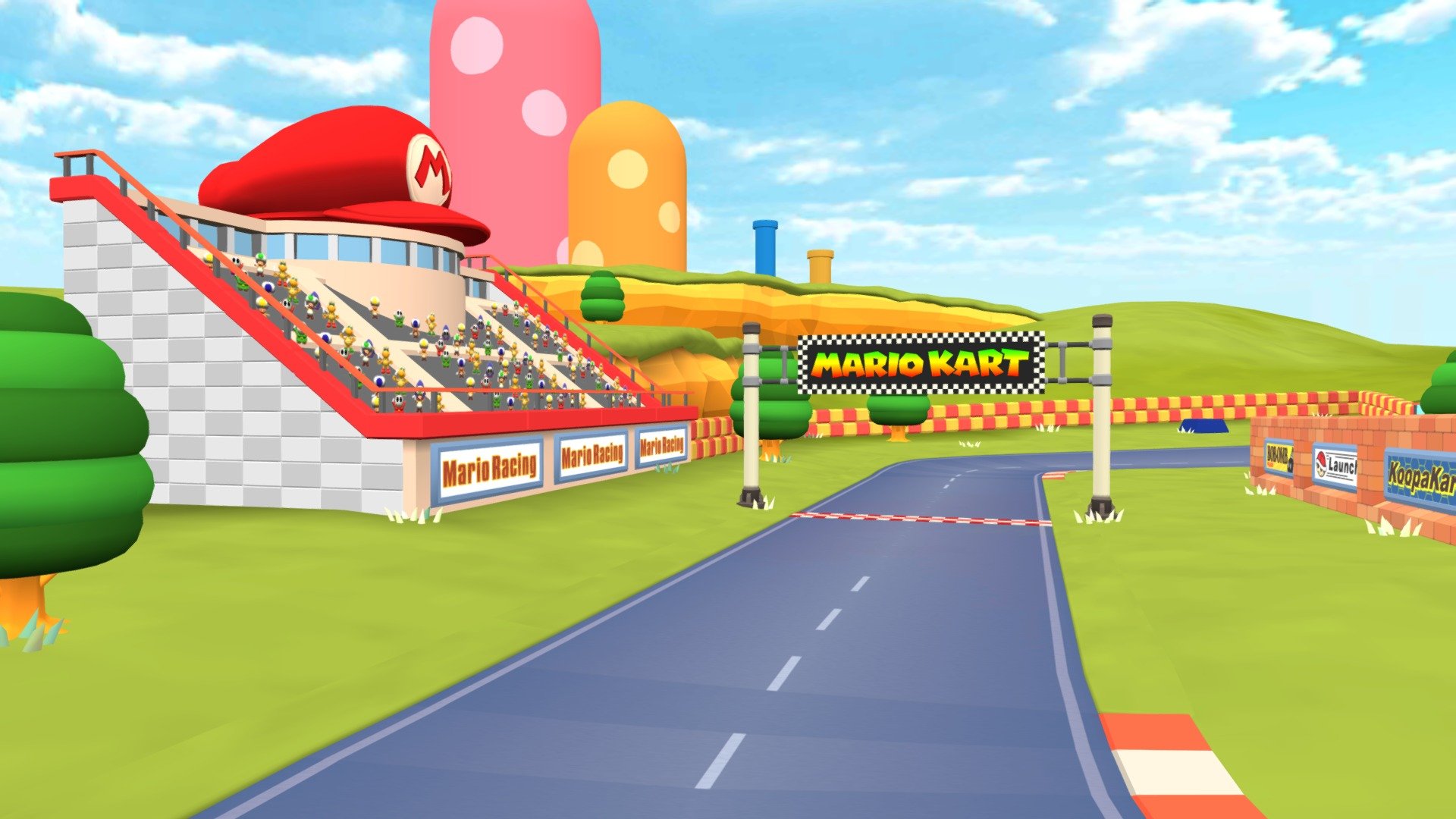 N64 Mario Raceway - 3D model by RyanNotHere 3d model