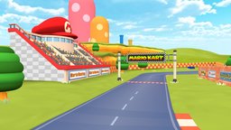 N64 Mario Raceway mariokart, mariokartwii, mariokarttour, mariokart8deluxe