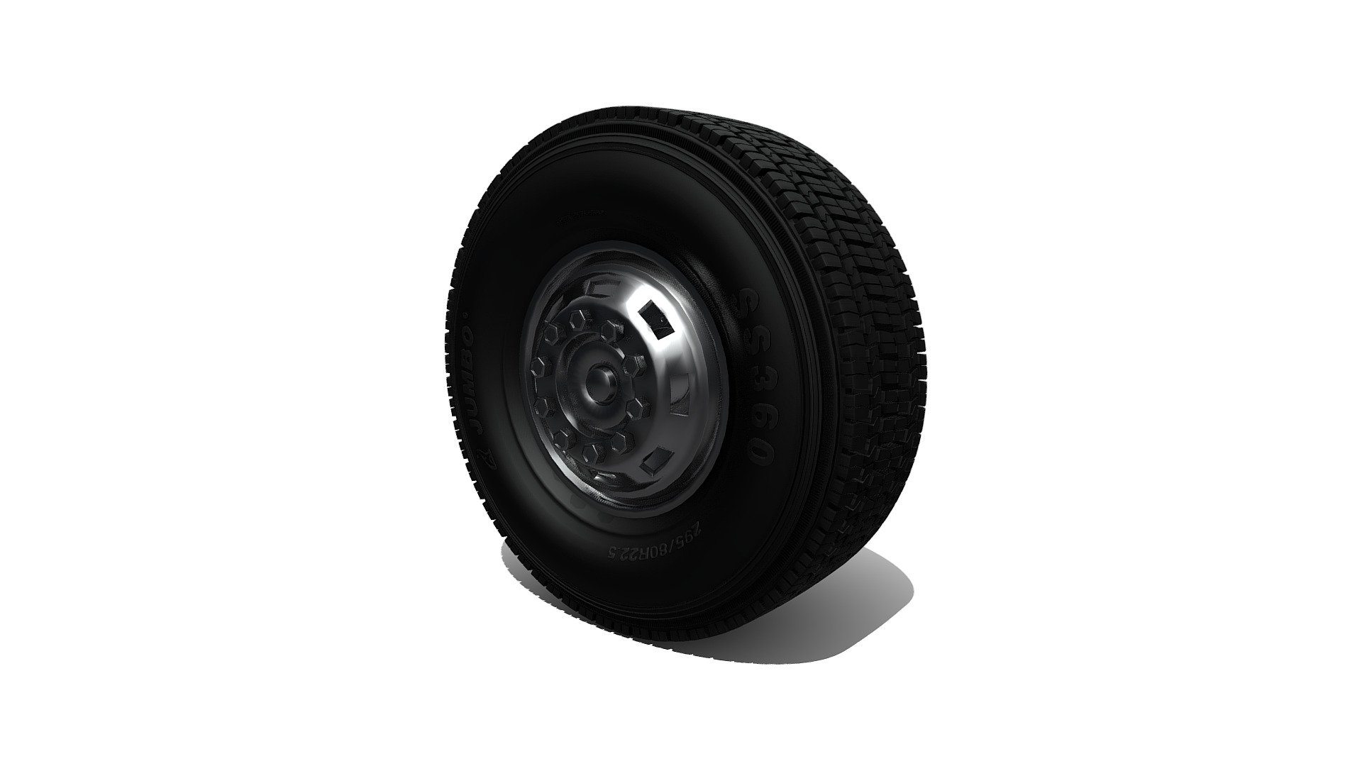 A Truck Tire - Jumbo-SS366-showcase - Download Free 3D model by arestudio 3d model