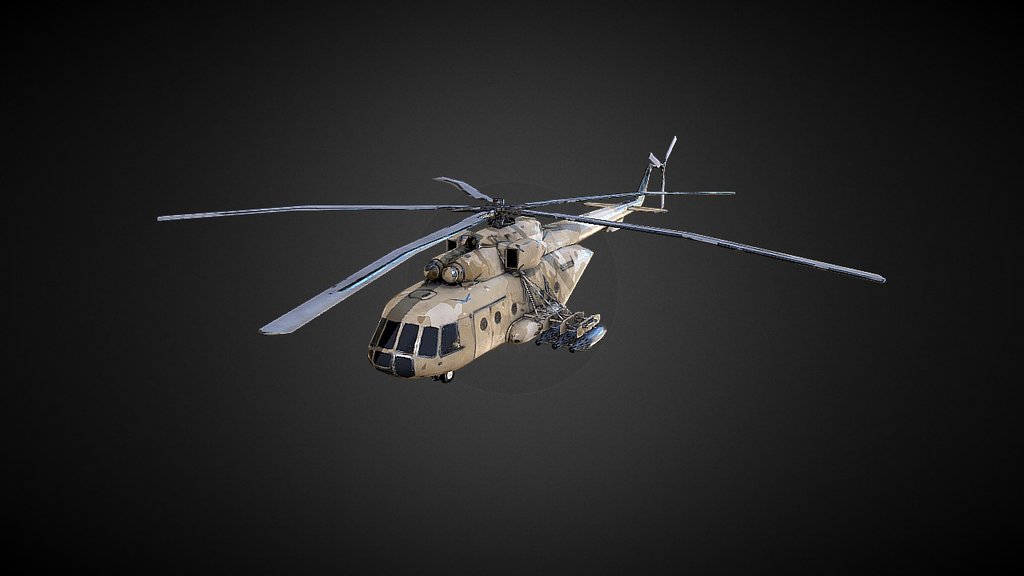 Helicopter Mi-171 created for mobile game. You can buy on Gumroad: -link removed- - Helicopter Mi-171 - 3D model by PAVEL PLATIL animation studios (@pavelplatil) 3d model