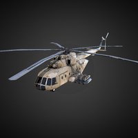 Helicopter Mi-171 mi-171, substancepainter, substance, helicopter