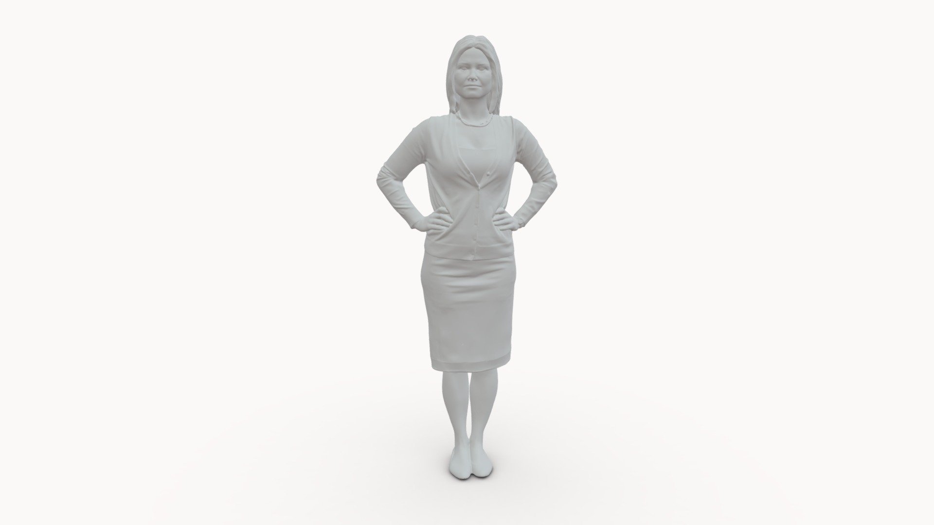 We provide unique 3d scanned models with realistic proportions for closeup and medium-distance views in artworks, paintings and classes. As well as architectural visualization projects.

Main features:




high-end realistic 3d scanned model;

realistic proportions;

highest quality;

low price;

saves you time for more time in landscaping and interiors visualization.

FEATURES 




3d scanned model 

Extremely clean

Edge Loops based

smoothable

symmetrical

professional quality UV map

high level of detail

high resolution textures

real-world scale

system unit: cm

TEXTURES 




Textural Resolution: 4096 x 4096

Color Map

The model is suitable for stereolithography 3d printing 

The model is also ready for fullcolour 3d printing - 000980 Woman Regular Dress Hands On Sides - Buy Royalty Free 3D model by 3DFarm 3d model