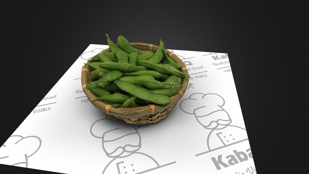 Kabaq App Test - Edamame Test - 3D model by canersoyer 3d model