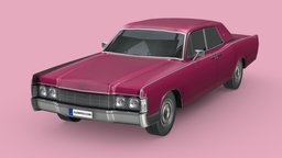 Lincoln Continental Sedan 1968 power, vehicles, tire, cars, drive, sedan, luxury, vintage, muscle, speed, classic, automotive, lincoln, old, coupe, continental, vehicle, lowpoly, car, lincoln-continental