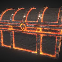 Treasure Chest from Hell chest, from, hell, substancedevil, substancepainter