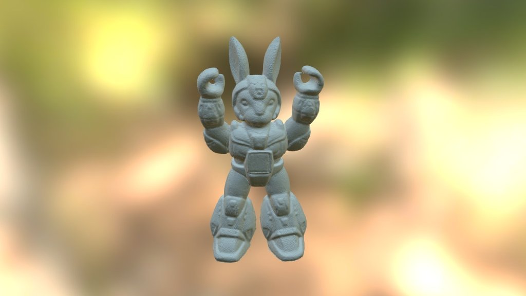 Rabbit - 3D model by bnolte 3d model