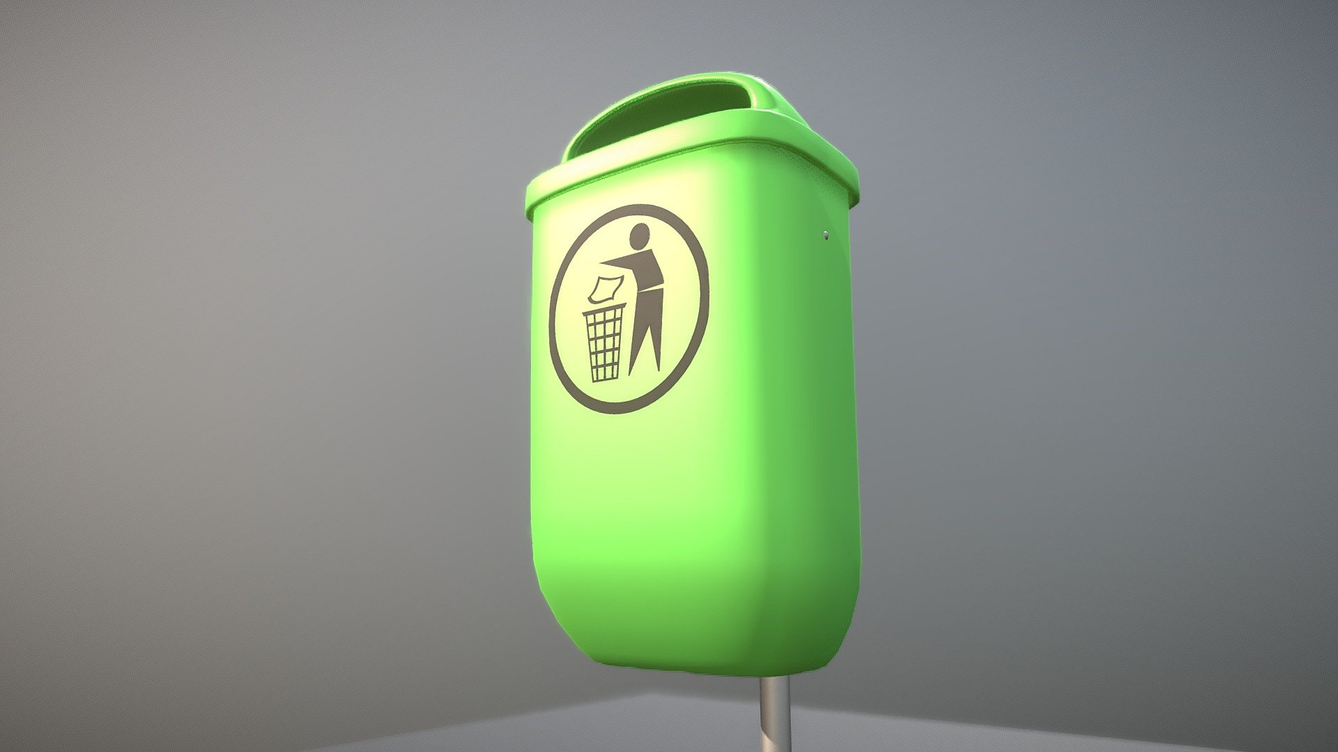 Here is a small green trash bin for the city.







 - Small Green Plastic Trash Bin For The Street - Buy Royalty Free 3D model by VIS-All-3D (@VIS-All) 3d model