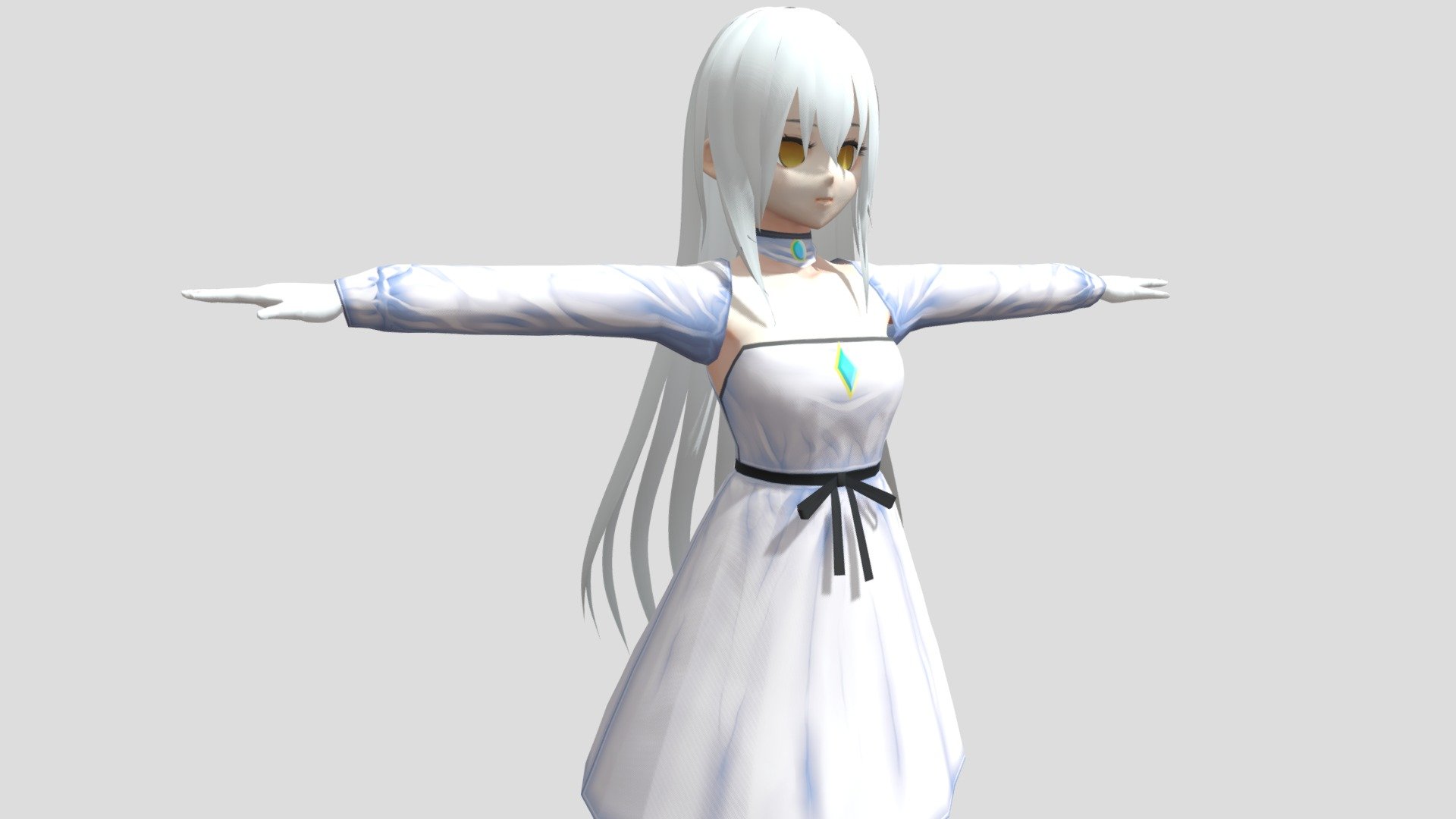Model preview



This character model belongs to Japanese anime style, all models has been converted into fbx file using blender, users can add their favorite animations on mixamo website, then apply to unity versions above 2019



Character : Eve

Verts:22419

Tris:34065

Twelve textures for the character



This package contains VRM files, which can make the character module more refined, please refer to the manual for details



▶Commercial use allowed

▶Forbid secondary sales



Welcome add my website to credit :

Sketchfab

Pixiv

VRoidHub
 - 【Anime Character / alex94i60】Eve - Buy Royalty Free 3D model by 3D動漫風角色屋 / 3D Anime Character Store (@alex94i60) 3d model