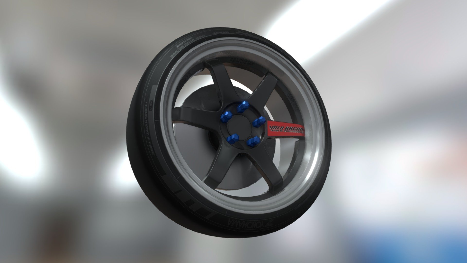 confused about what kind of wheel i want to make.. Savini is kinda hard so i do TE37 SL instead

kinda game-ready model, especially GTA SA, the vertices are less than 20k so its fine

if you want to downoad it. you can click/copy this link
https://drive.google.com/file/d/1hx0WQt60Wj3Twto00CcEcha5KdIWVDWW/view?usp=sharing

it contain different texture - Volk TE37 SL - 3D model by blakebella (@blake2theback) 3d model