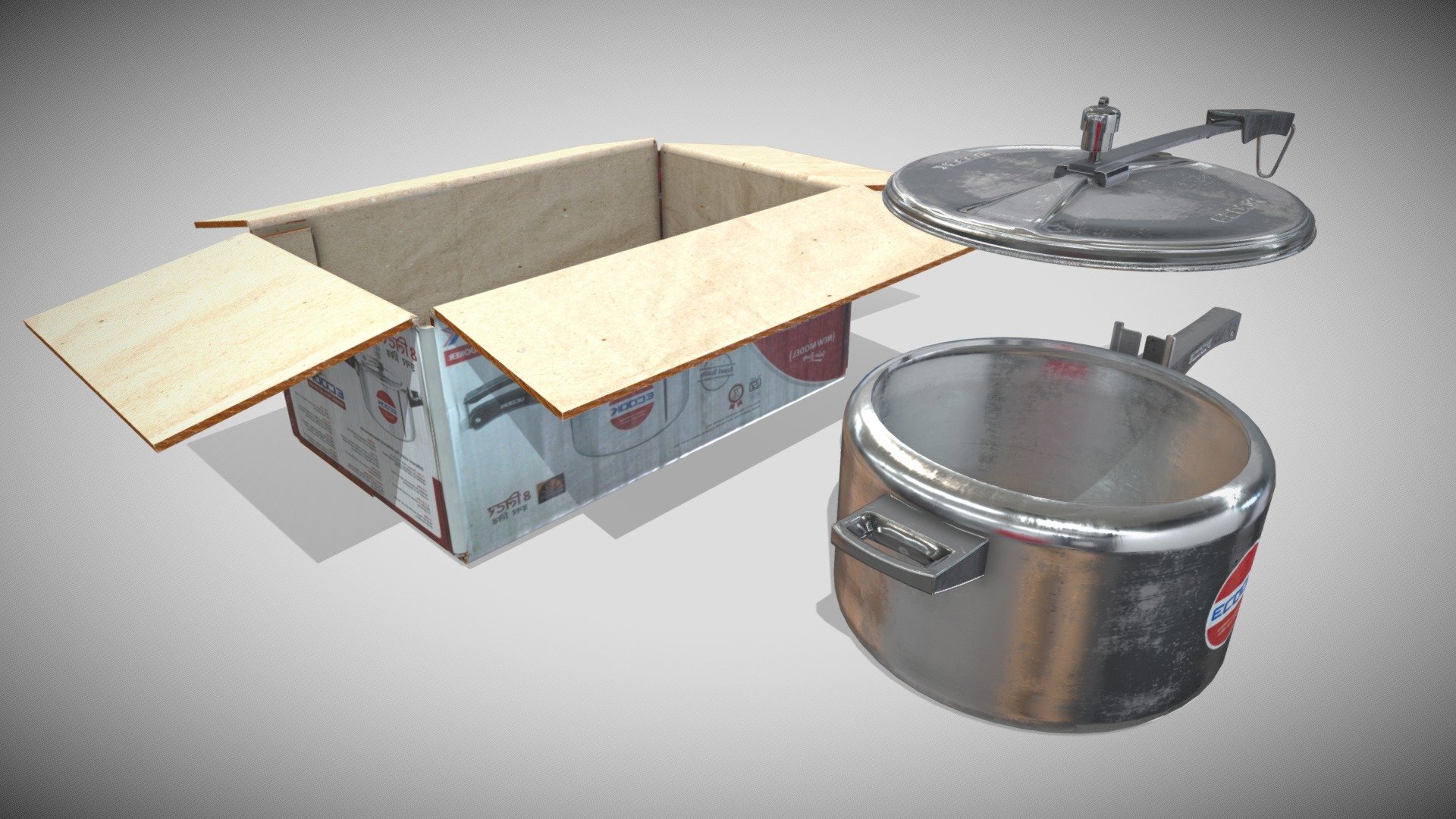 2 Objects and 2  Materials 4k Specular Glossiness Workflow

Attach:

Maps for Unity:

Maps for VRay:

ID Map - Pression Cooker - Buy Royalty Free 3D model by Francesco Coldesina (@topfrank2013) 3d model