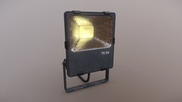 LED Flood Light lamp, led, uv, indoor, outdoor, high-poly, worker, fbx, midpoly, flashlight, mid-poly, lightmap, floodlight, low-poly-model, worklight, texel, lowpoly, construction, highpoly, light