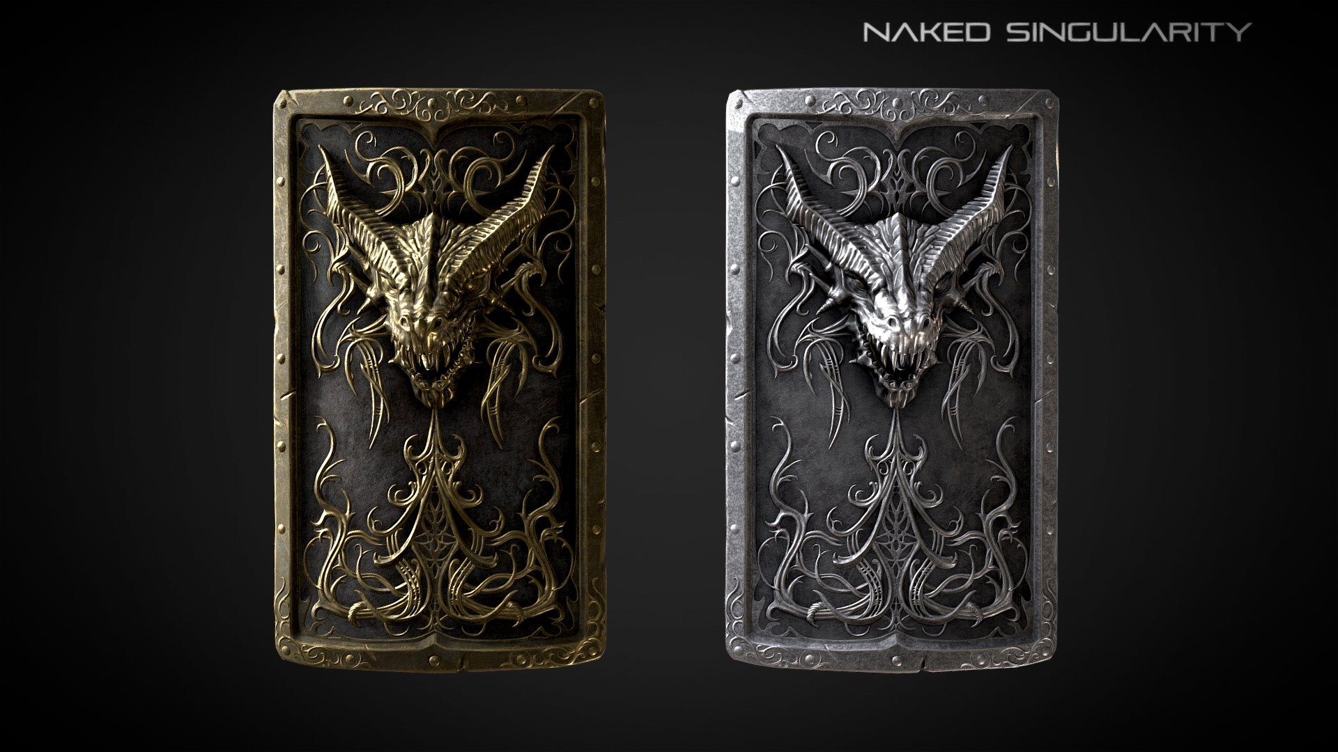 Dragon tower shield | Medieval dark fantasy weapon | 4K | Lowpoly | PBR

Original concept by Naked Singularity. Inspire by Dark Souls triology and Elden Ring




High quality low poly model.

4K High resolution texture.

Real world scale.

PBR texturing.

Check out other Dark fantasy game asset

Customer support: nakedsingularity.studio@gmail.com

Follow us on: Youtube | Facebook | Instagram | Twitter | Artstation - Dragon tower shield | Dark fantasy weapon - Buy Royalty Free 3D model by Naked Singularity Studio (@nakedsingularity) 3d model