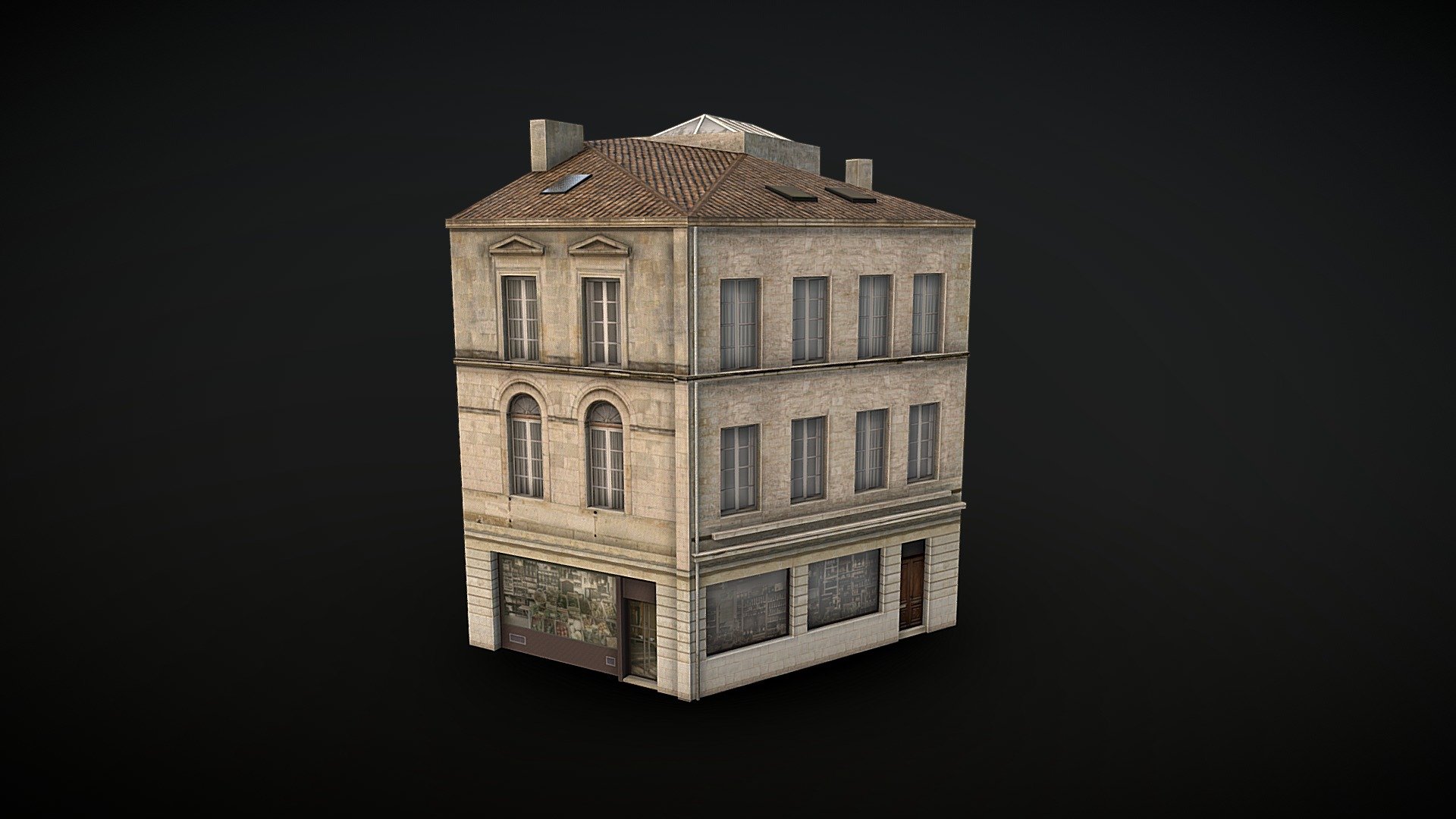 Bordeaux Thiers Corner #3
Asset for Cities: Skylines - Thiers corner #3 - Buy Royalty Free 3D model by GrunyStudio 3d model