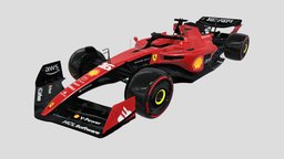 Ferrari SF-23 2023 Charles Leclerc Rigged ferrari, forest, f1, vertebra, fia, leclerc, sf23, vehicle, racing, car, race, motorports, sf-23
