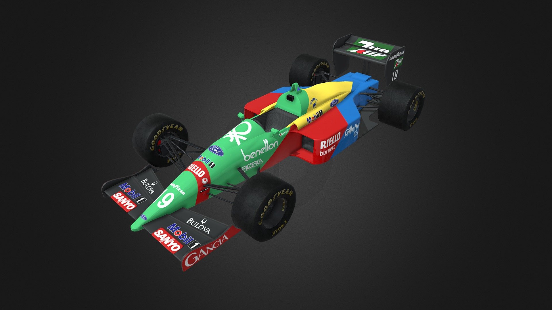 Somethere in the future this maybee comes as Mod for TPF2. 
It's derived from my McLaren MP4/4 so it is not 100% accurate 3d model