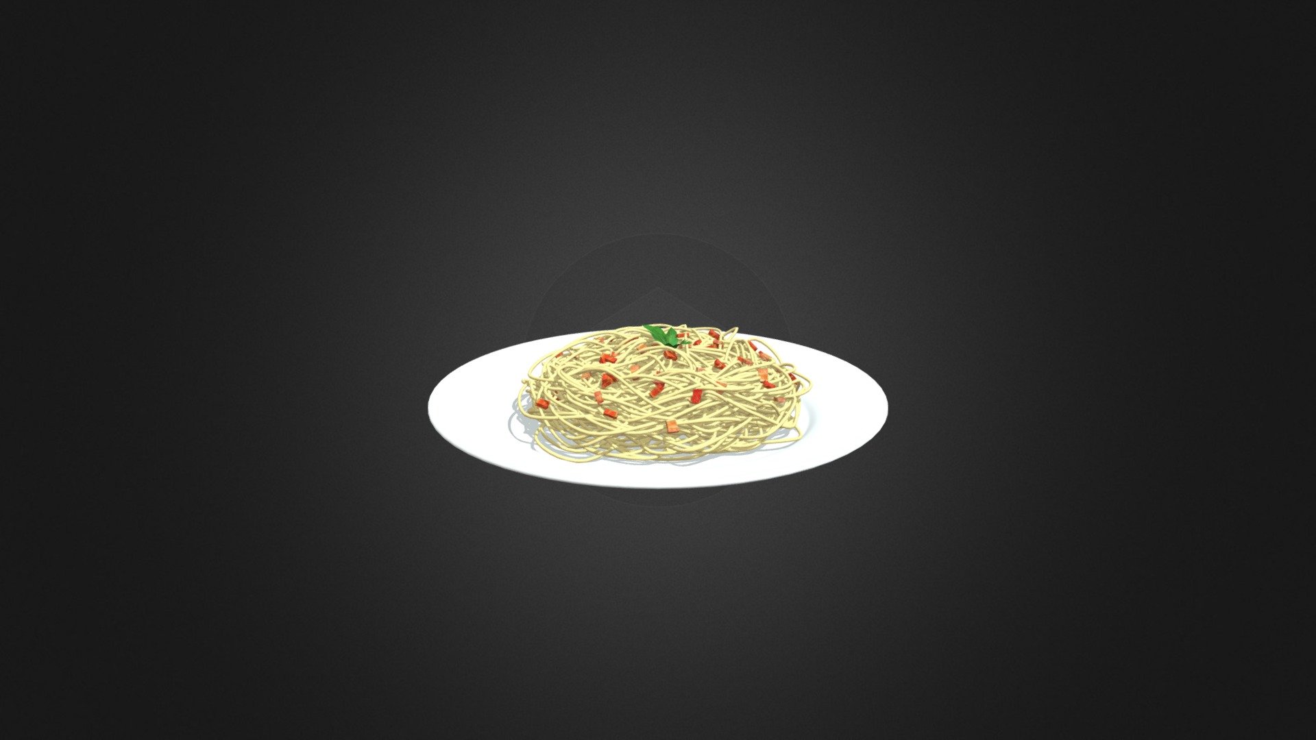 Spaghetti Carbonara - Spaghetti Carbonara - Buy Royalty Free 3D model by cgaxis 3d model