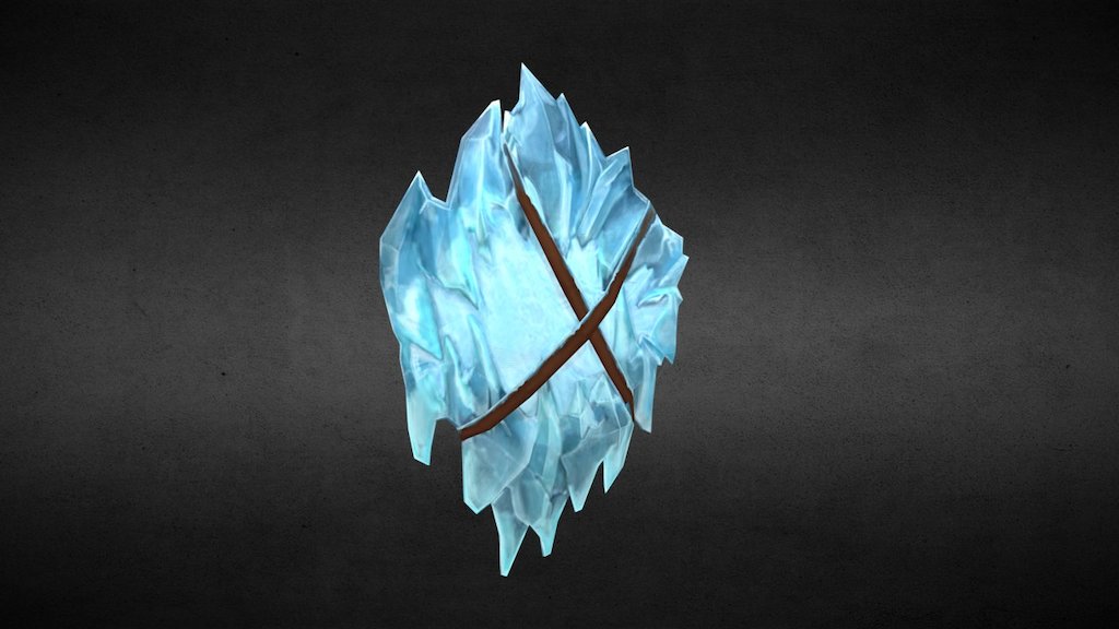 Ice Shield Weapon created for Runescape - Ice Shield - 3D model by Alan O Brien (@aob) 3d model