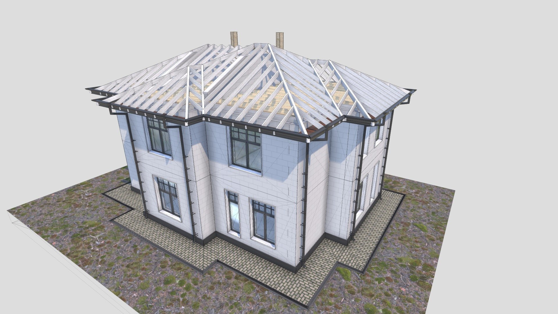 Proekt_Krovli - Download Free 3D model by VRA (@architect47) 3d model