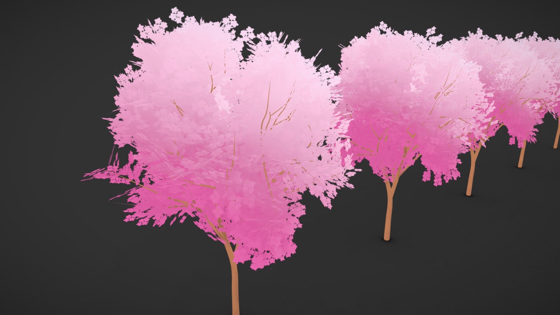Cherry blossom tree in cartoon style, lowpoly with 5 variations of lods.

Ideal to use in lowpoly games, mobiles or in stylized animations in the cartoon style. Trees have model variations with fewer polygons, to optimize performance on different platforms, or to speed up your work and reduce the weight of your desktop. The model already has textures included in the project to make your work easier 3d model