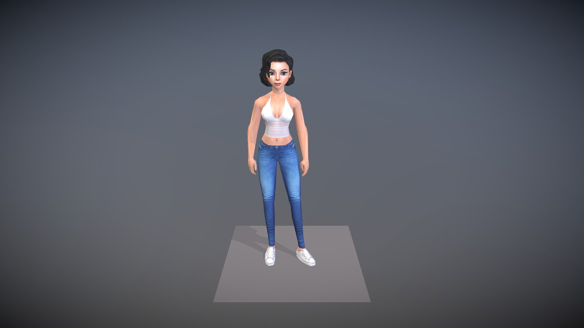 Female Avatar03 - 3D model by animulator 3d model