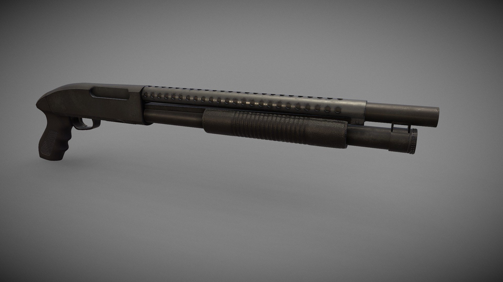 This model was created in fusion 360, A shotgun (also known as a scattergun, or historically as a fowling piece) is a long-barreled firearm designed to shoot a straight-walled cartridge known as a shotshell.
Softwares: Fusion 360 &amp; Substance Painter. The model only has one uv. The model has materials applied. The model is high poly. 

Please leave a like and subscribe for more models coming soon 3d model