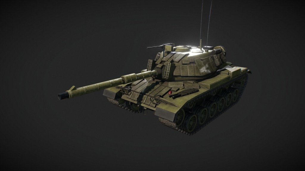 Tank Magach 6 done for game Wargame: Red Dragon by Eugen Systems 3d model