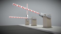 Railroad Barrier 2m (High-Poly) train, gate, rail, railroad, track, traffic, urban, road, architectural, way, railway, barrier, high-poly, signal, crossing, blender-3d, warning, crossroad, software-service-john, vis-all-3d, traffic-sign, 3dhaupt, 2m, animated, street, industrial