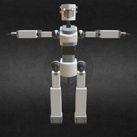 M3-T4 (Meta) humanoid, mecha, blender, robot