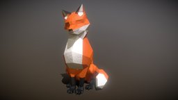 Paper fox origami, paper, fox, fenyasdream