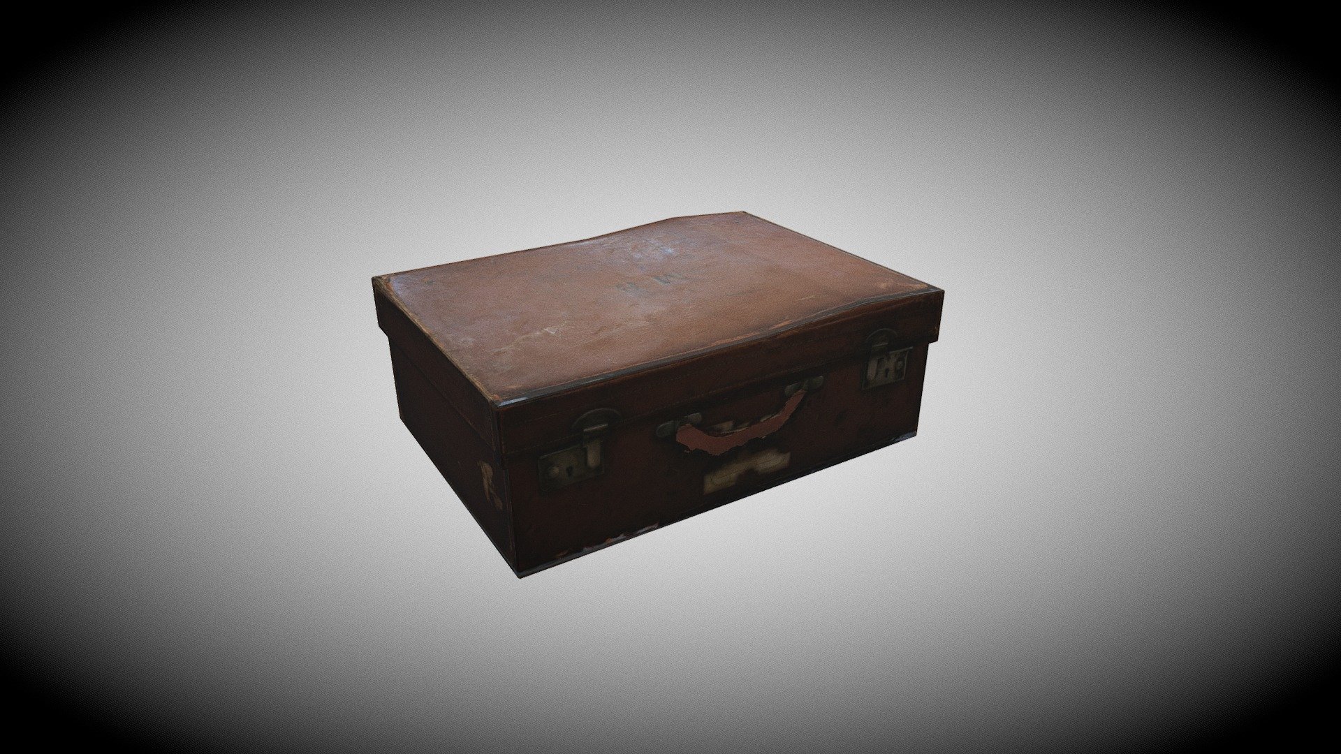 An old suitcase with simple geometry but good photo texture - Old Suitcase - Buy Royalty Free 3D model by fieldworks 3d model