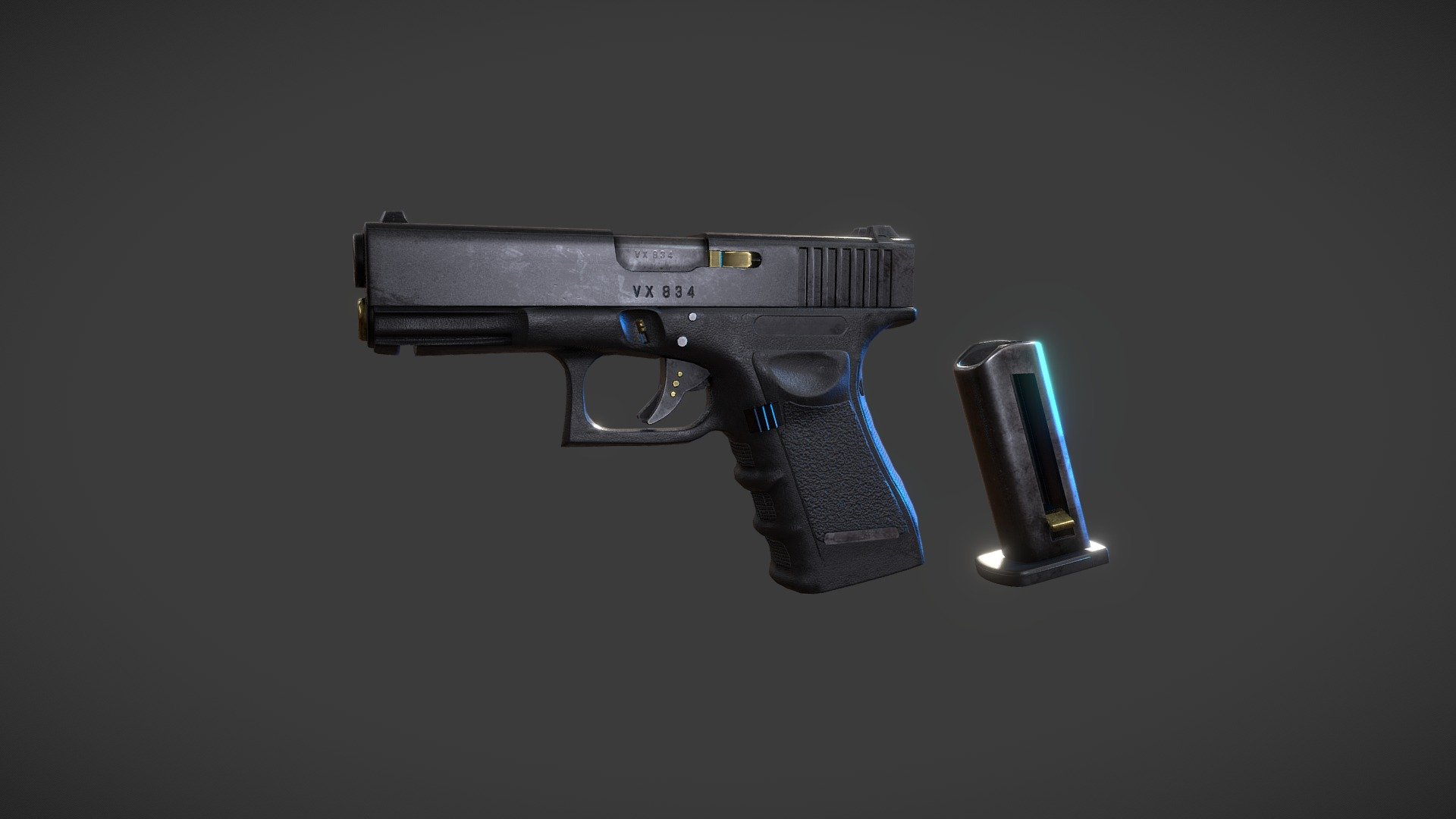 gun pbr
Weapon asset
fbx

Compatible with https://skfb.ly/oPTUx - Gun 9mm - Buy Royalty Free 3D model by mantecado 3d model