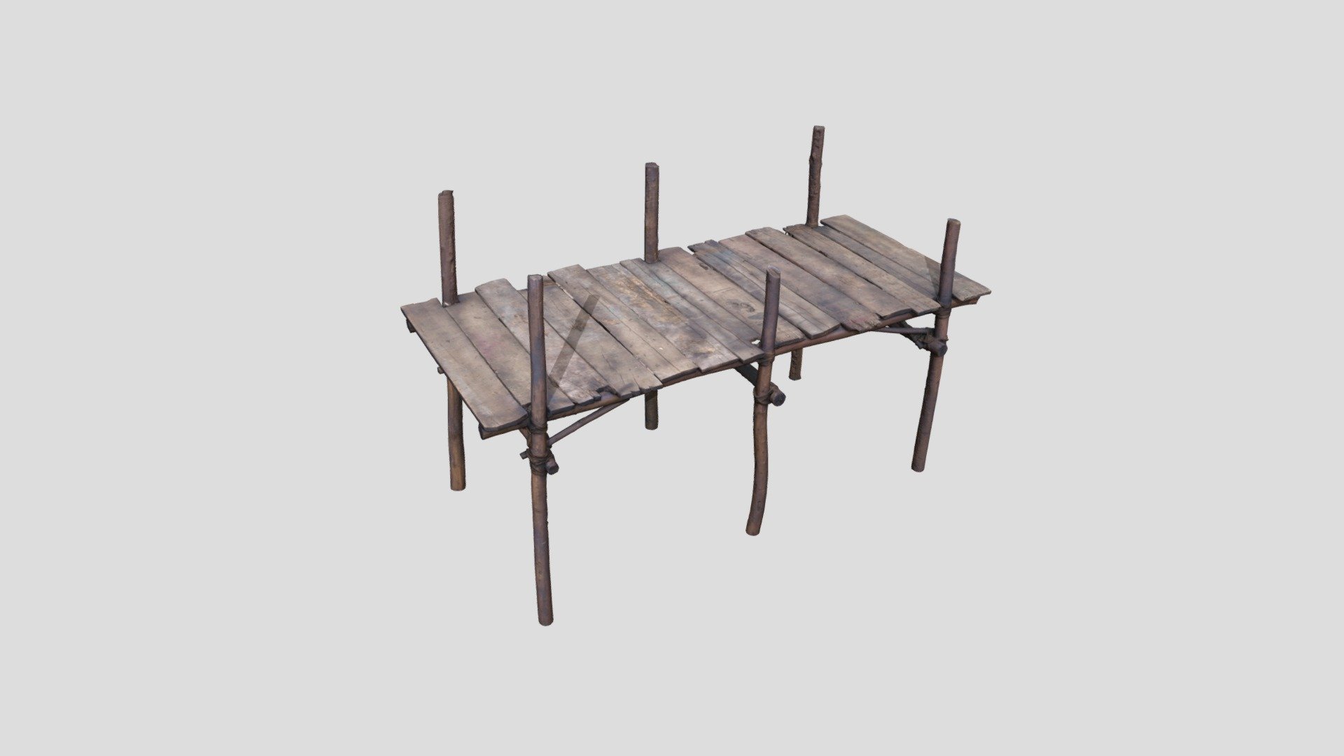 Wooden_Bridge - 3D model by Rohit121 3d model
