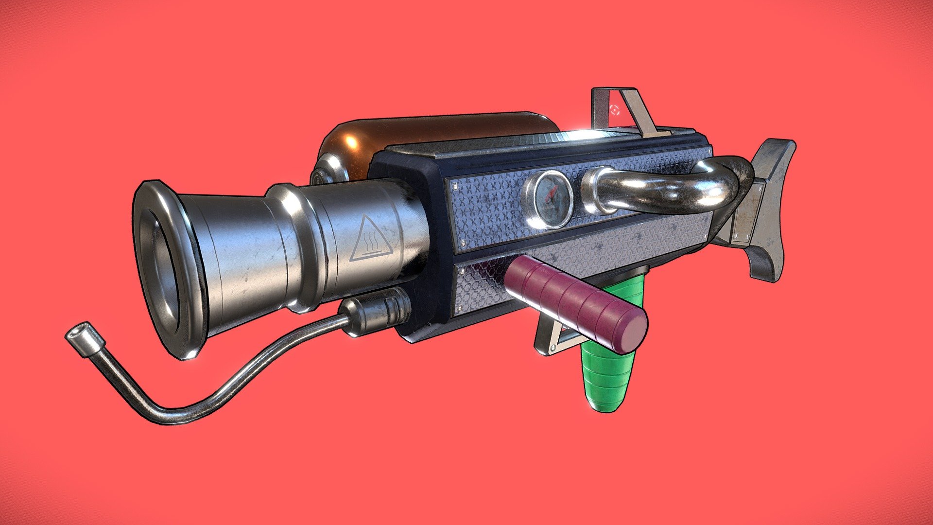 Game Ready Flamethrower model:

Flamethrower Triangle Count - 7040 | Cell Shade Model Triangle Count - 7040 | Textures - 4k - Flamethrower - GameReady - 3D model by brandonhoyle 3d model