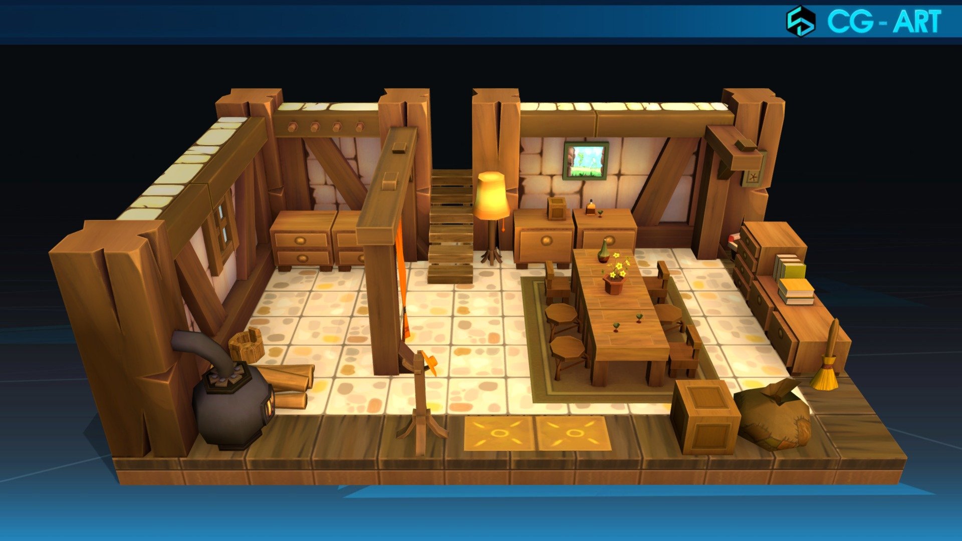 Inspired by the unique design of houses for players in the game Dofus, we continue to turn them into visual 3D models to show our love for this game.

Concept by


http://dofus.jeuxonline.info/actualite/35870/devblog-refontes-graphique-27
 - Players' Houses 01_Sufokia Dofus - 3D model by cgart.com (@goart) 3d model