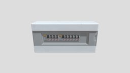fuse box 44 AM218 Archmodel other, underground, garage, architectural, electronics, elements, props, box, parking, lot, fuse, 3d, model