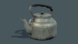 Old Soviet Teapot teapot, soviet, rust, old, kitchen, stalker
