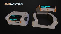 Crate textures, items, subnautica, fox3d, lowpoly