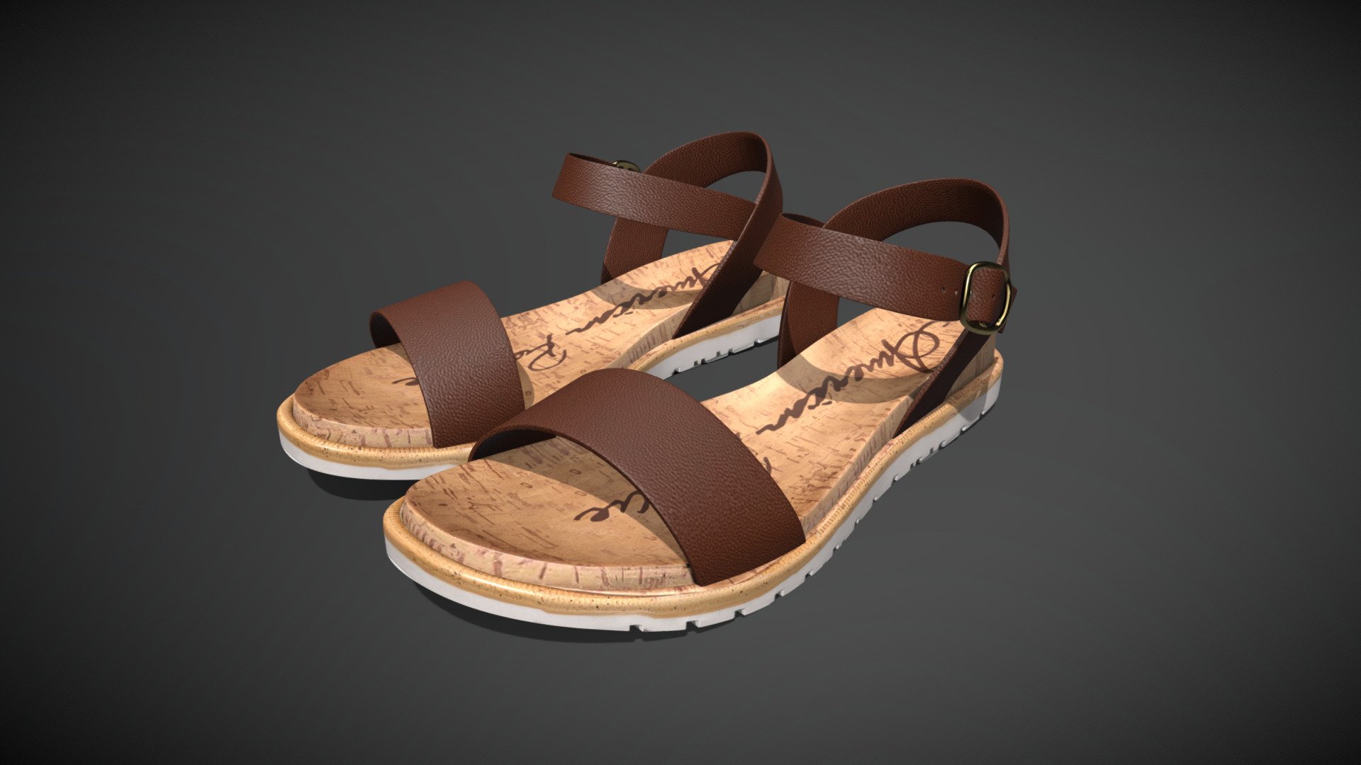 Hope you like this sandle 3d model. 
Created this in 3ds max and used photoshop, substance painter for texturing - Sandals - 3D Shoe Model - 3D model by SyedWaqasMunir 3d model
