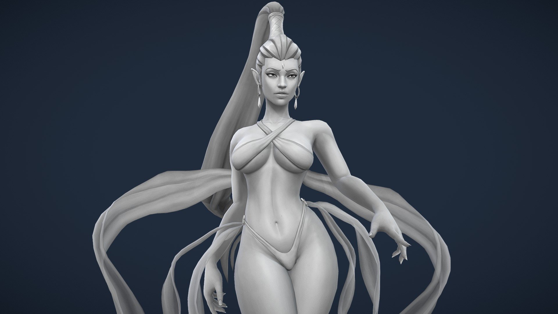 I'm a big fan of Final Fantasy VII, so I decided to do this model based from the original design of shiva´s summon that appeared in Final Fantasy VII on the PSX.
Made in my free time to practice with handpainted textures in 3dCoat.

See more in https://www.artstation.com/artwork/klEYvz - Shiva - Diamond Dust - 3D model by Juan Manuel Pachón Maya (@jpachonmaya) 3d model