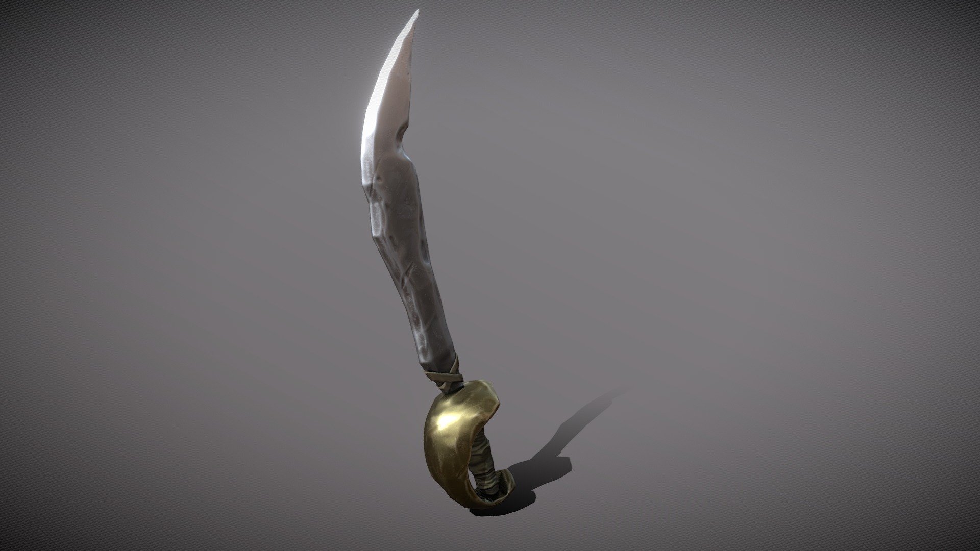 Stylized pirate cutlass - that probably belongs to the Captain of the pirate crew. Who knows what story that item possess? How many blood have been sheded through its blade and how many treasures have been looted with its help? We will never know - but the sword speaks for itself and guess what you can have it for free! Isnt that wonderfull?!

Modeled in Blender, textured in Substance Painter. Around 1.5k tris. You can use it in commercials projects but remember to credit me and my art :) - Captain's Cutlass - Stylized Pirate Sword - Download Free 3D model by BiscuitEater (@div.andromeda) 3d model