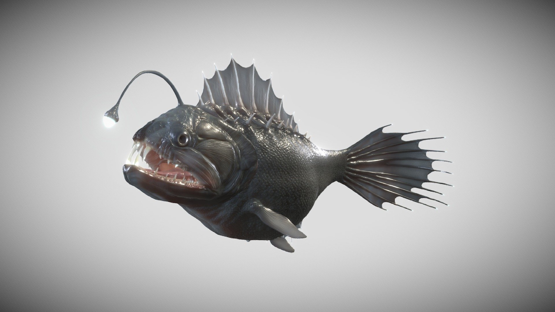 Deepsea Fish - Deepsea Fish - 3D model by Fabio Steltenpohl (@Fabio_s) 3d model