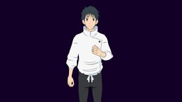 Yuta Okkotsu fanart, 3dcharacters, 3danime, fanart3d, blender, anime, yuta, jujutsukaisen, animemale, jujutsukaisen0, yutaokkotsu